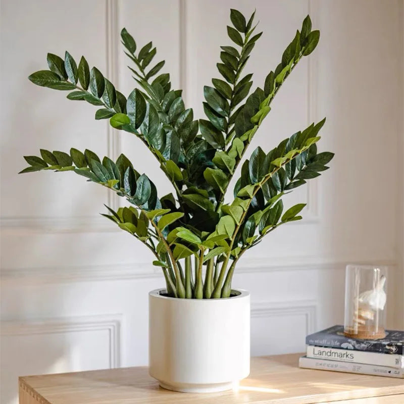 grandes branches artificielles de ficus pour décoration tropicale - vue 2 sur 15