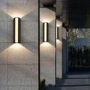 LED wall light for outdoor and garden lighting