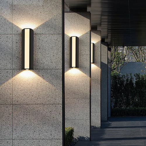 LED wall light for outdoor and garden lighting - vue 6 sur 8