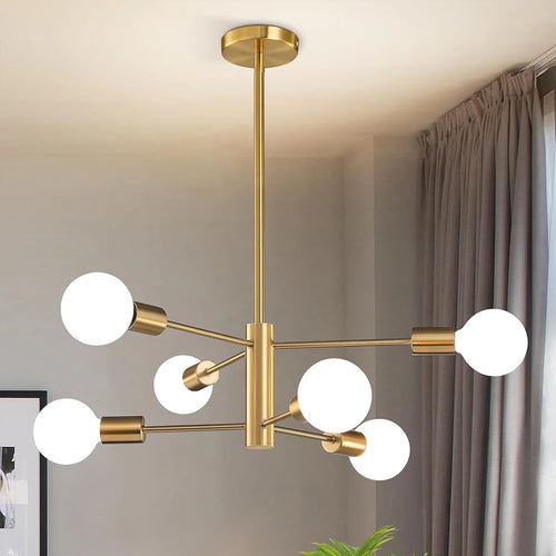 lustre moderne spoutnik pour un décor contemporain élégant - vue 6 sur 11