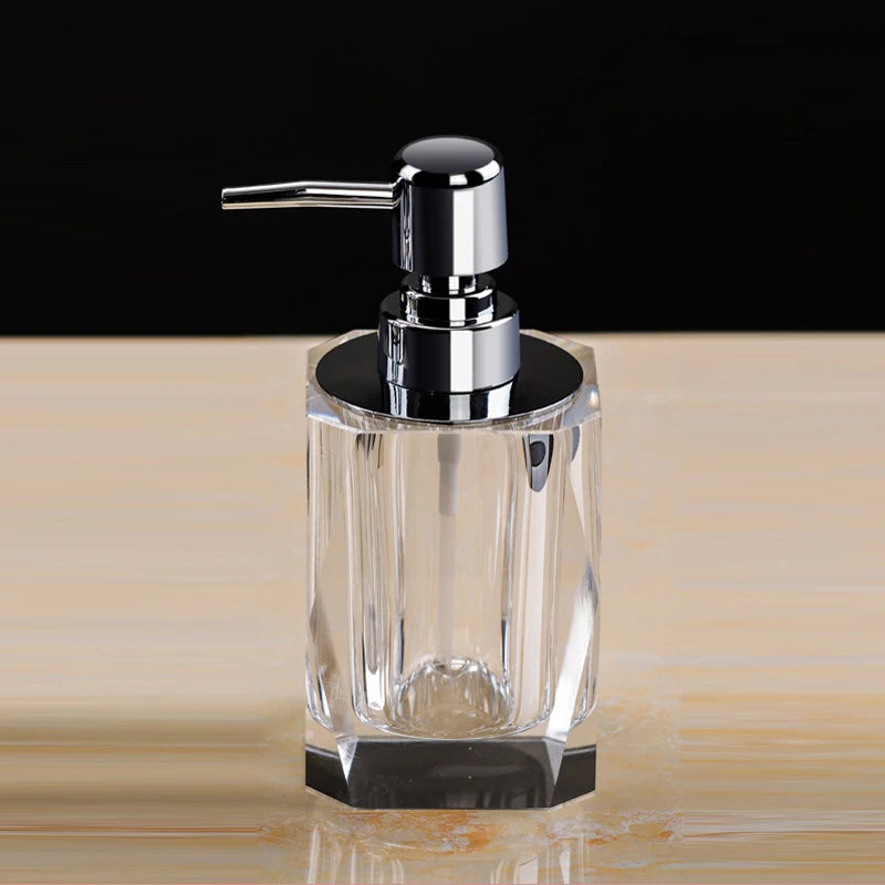 distributeur de savon en verre pour salle de bain créatif et pratique - vue 11 sur 12