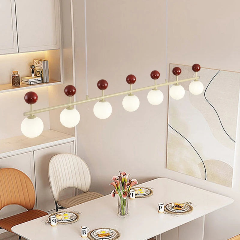 lustre moderne en métal et verre pour décoration intérieure