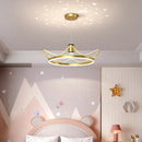 lustre moderne avec projection ciel étoilé pour chambre enfant