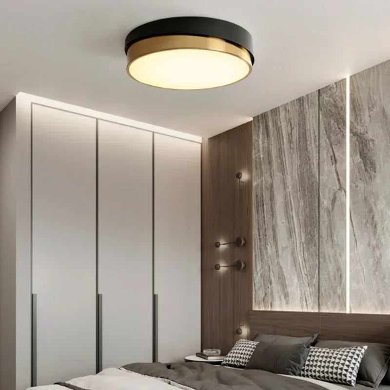 lustre doré led de luxe moderne pour éclairage intérieur - vue 8 sur 7