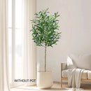 Realistic artificial olive branch for interior decoration