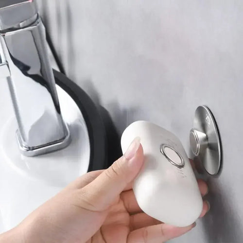 porte-savon mural magnétique en acier inoxydable avec drainage automatique - vue 2 sur 8