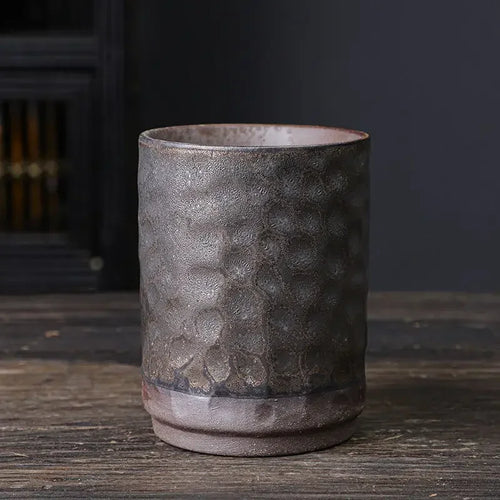 Mug artisanal en céramique style rustique vintage chinois