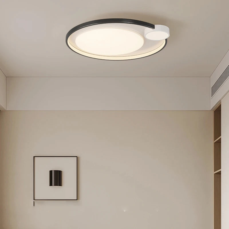 Plafonniers carrés ronds simples chambre LED éclairage intérieur moderne couloir nordique étude cuisine salle à manger lumière - vue 4 sur 12