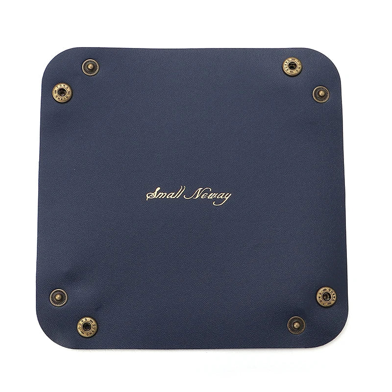 boîte de rangement en cuir pour bureau et accessoires - vue 15 sur 14