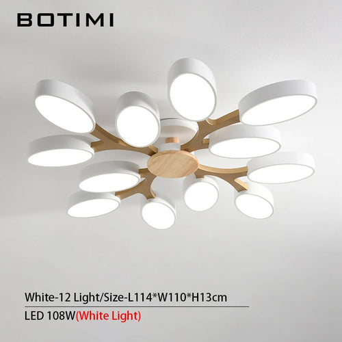 plafonnier LED gris en forme d'arbre - vue 25 sur 32