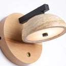 applique murale led en pierre naturelle style vintage nordique moderne
