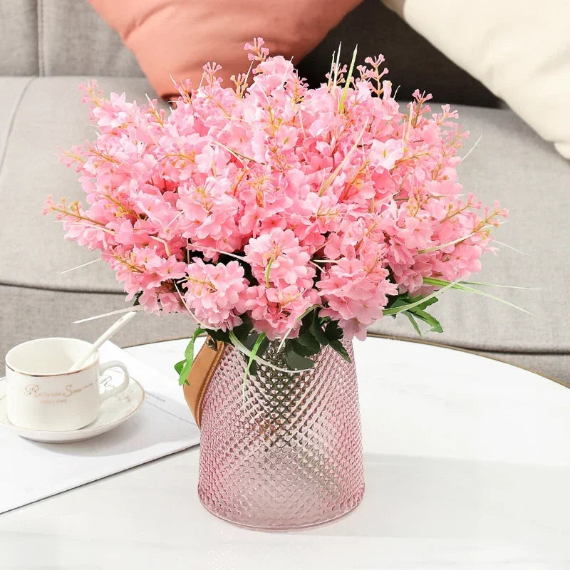 bouquet de jacinthes artificielles pour décoration florale élégante - vue 5 sur 13