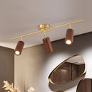 spot de plafond réglable en bois pour hôtel et magasin