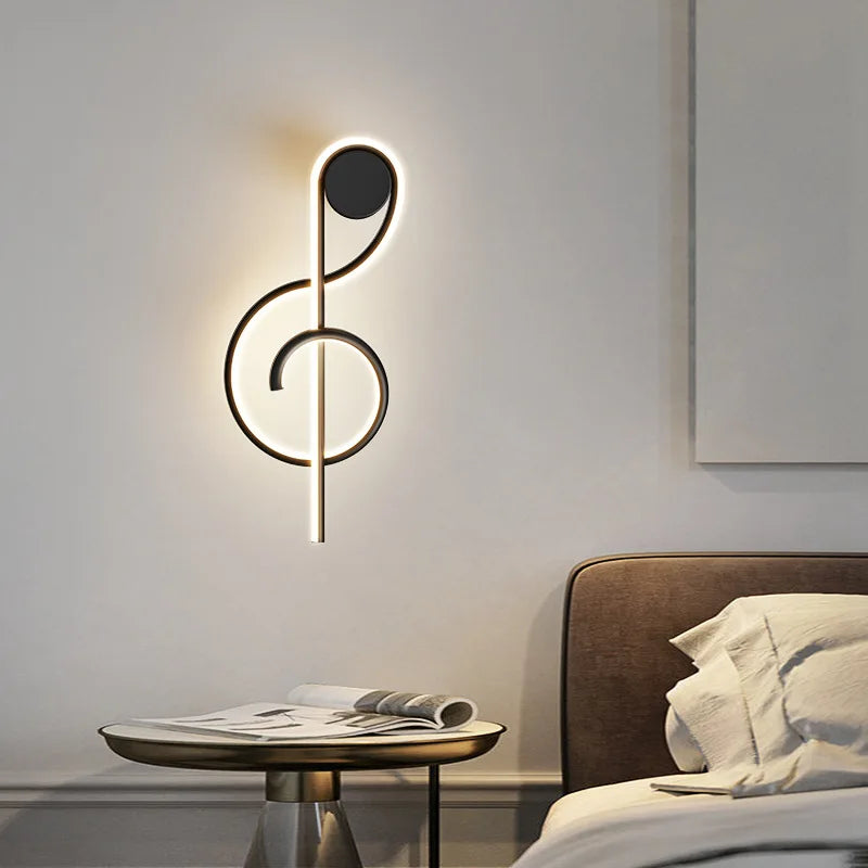 applique murale led en spirale moderne en aluminium