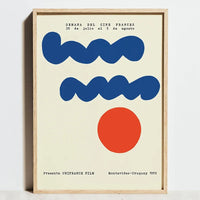 Geometric Bauhaus posters minimalist abstract modern wall art decor
