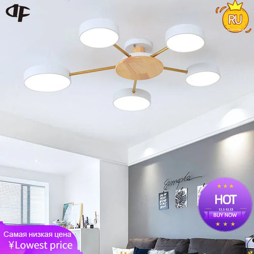 Plafonnier led de style scandinave - vue 2 sur 39
