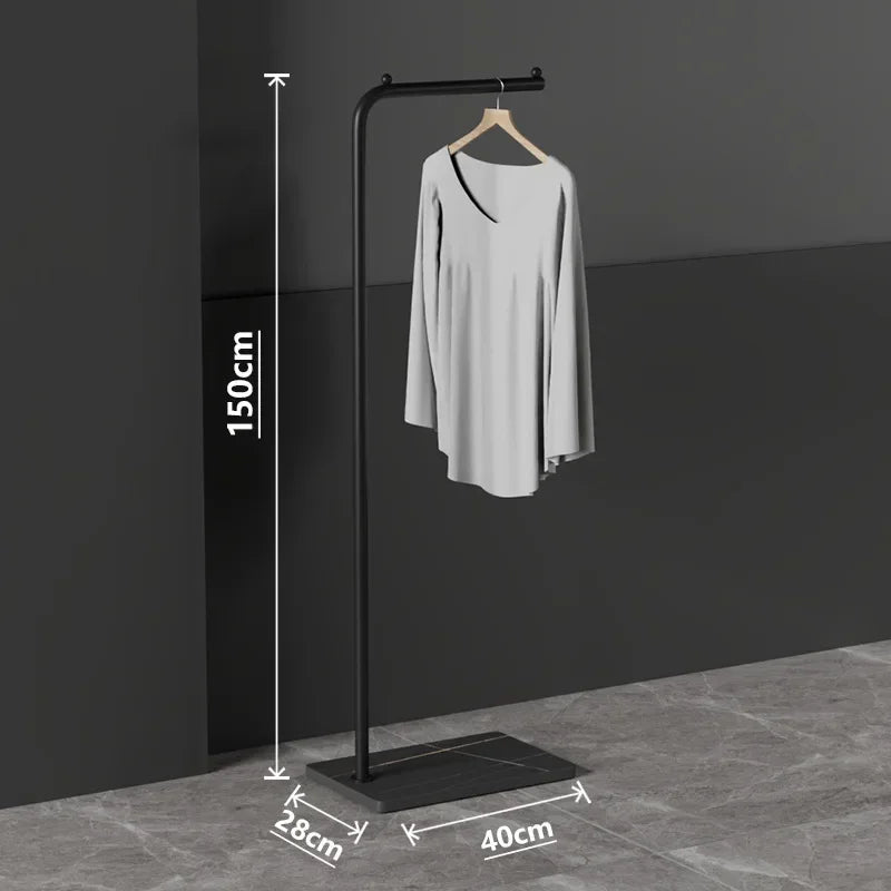 porte-vêtements nordique léger et moderne pour rangement élégant