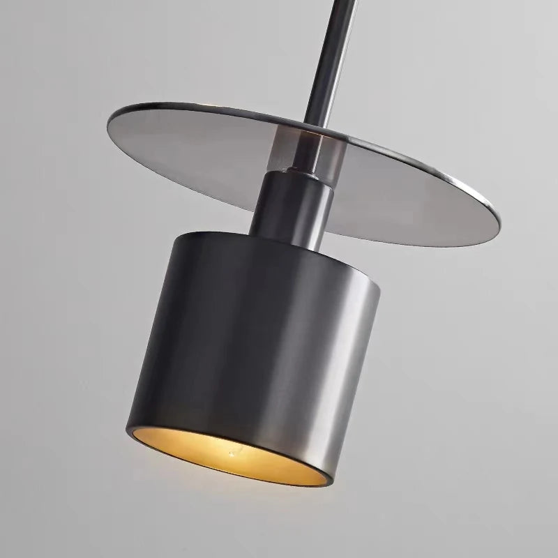suspension LED en laiton avec cordon réglable pour bar - vue 6 sur 6