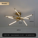 plafonnier led moderne réglable pour éclairage intérieur design
