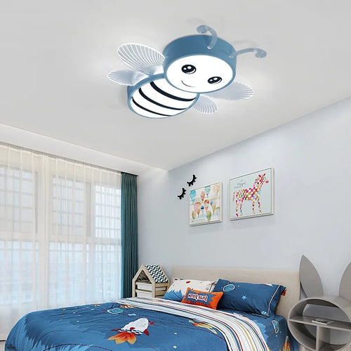 plafonnier led dessin animé petite abeille décoration maternelle moderne