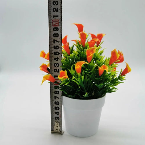 plante artificielle bonsaï fleur en pot décoration intérieure et extérieure - vue 7 sur 13