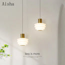 Transparent acrylic pendant light for minimalist interior decor