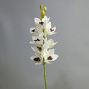 Realistic cymbidium artificial flowers from New Zealand, lifelike orchid decoration