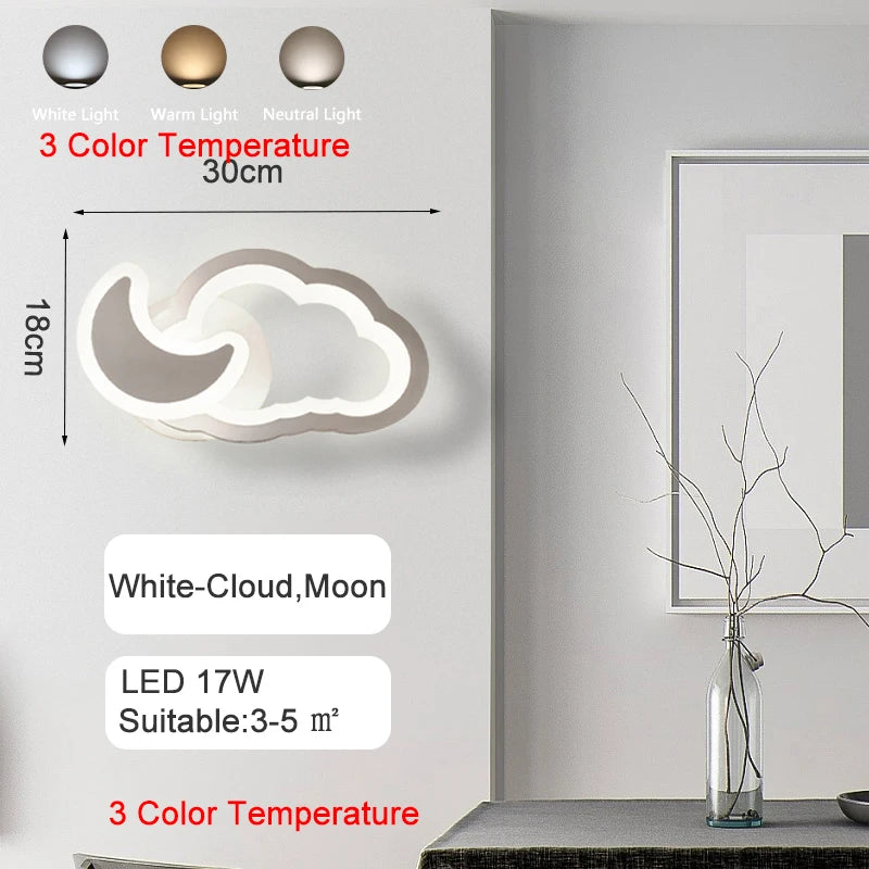 Plafonniers pour chambre d'enfant Pépinière LED Princesse Bébé - vue 23 sur 25