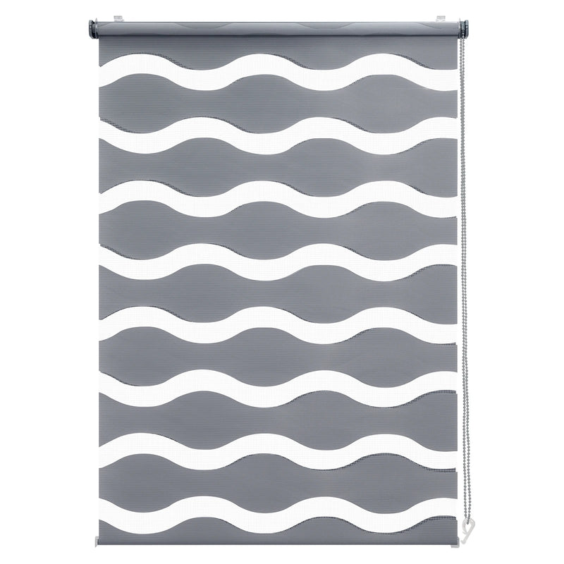 Store enrouleur double sans perçage occultant fenêtre 80cm