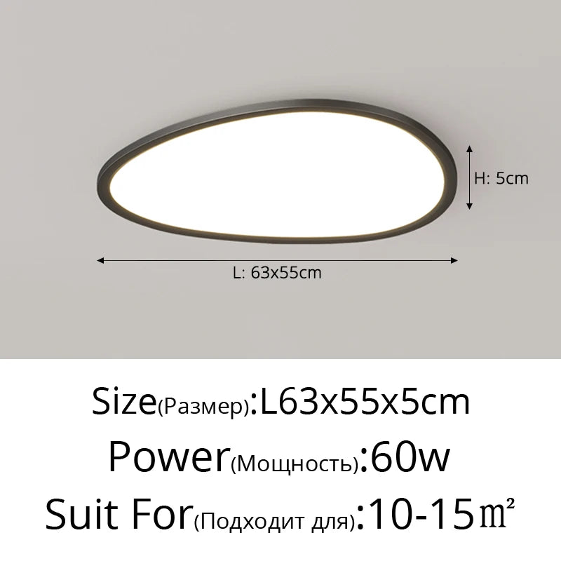 plafonnier minimaliste moderne à protection des yeux 2024