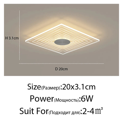 Modern minimalist flower-shaped ceiling light - vue 11 sur 21