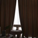 Rideau nordique occultation partielle salon chambre sur mesure