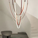 Post-modern minimalist creative strip chandelier for contemporary interiors