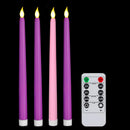 lot de 4 à 72 bougies LED scintillantes sans flamme avec télécommande
