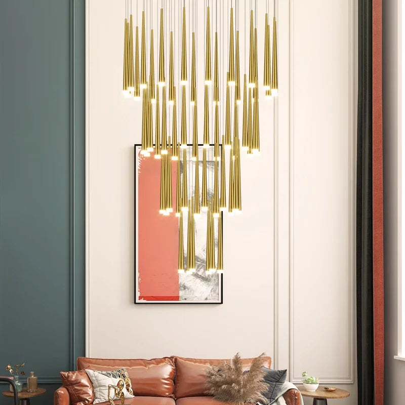 lustre moderne à led pour décoration d'intérieur haut de gamme - vue 4 sur 22