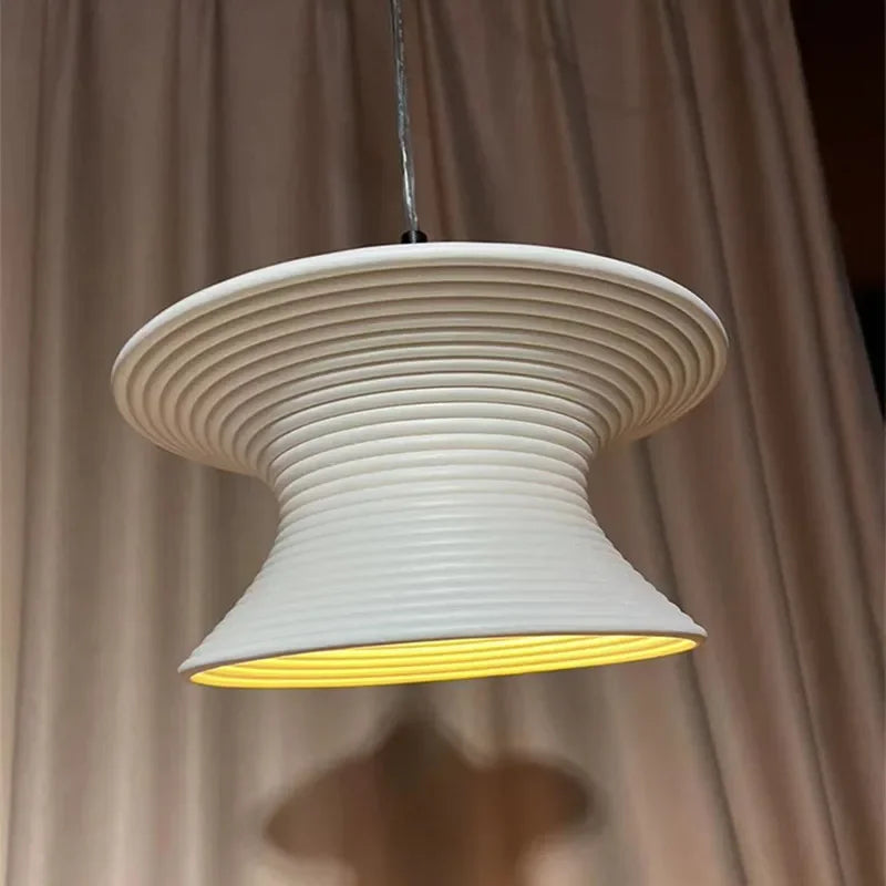 Minimalist nordic wabi sabi chandelier for modern interiors - vue 6 sur 9