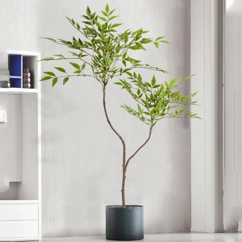 grande plante artificielle en bambou pour décoration intérieure et extérieure - vue 2 sur 7