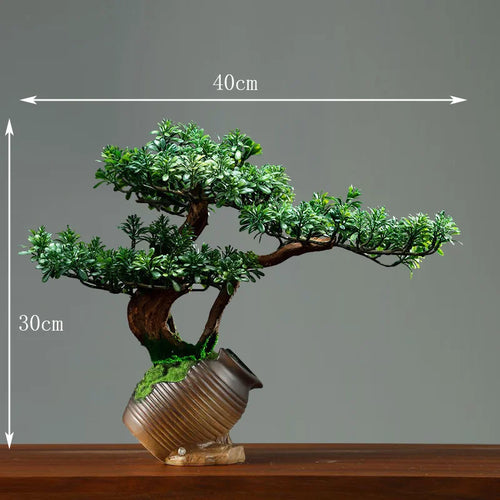 Artificial Simulation of Fake Flowers, Potted Gardens, Balcony Decoration, Bonsai Hotel Garden, Small Flower Pot Decoration - vue 17 sur 33