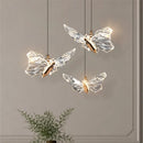 suspension en cristal nordique avec éclairage moderne décoratif