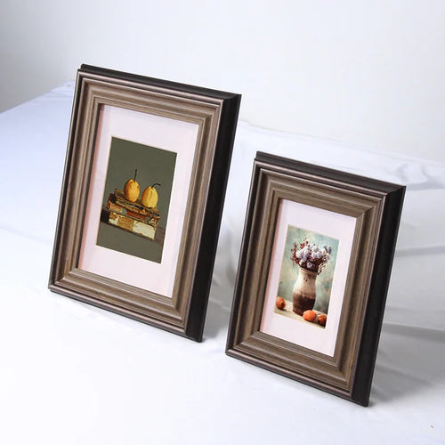 cadre photo american style en noyer pour enfants - vue 3 sur 5