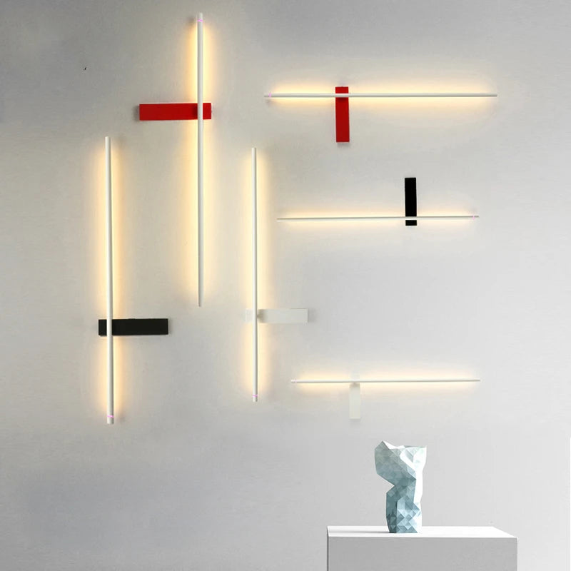 applique murale led rotative 360° au design nordique minimaliste