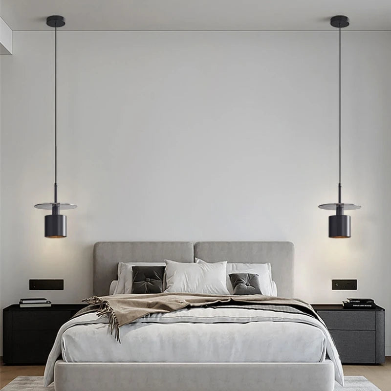 suspension LED en laiton avec cordon réglable pour bar - vue 4 sur 6