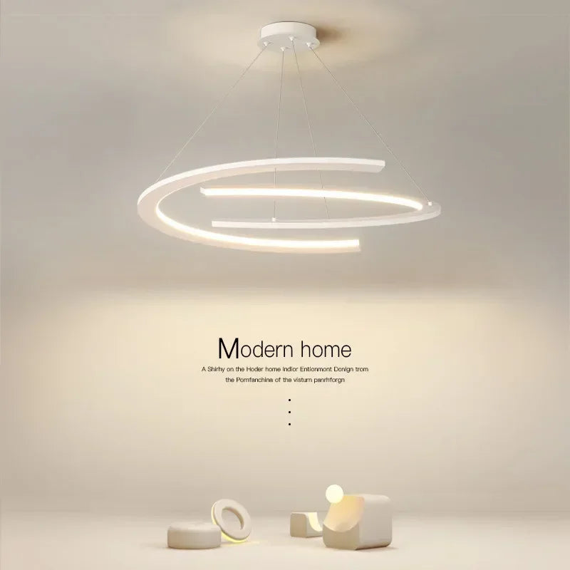 suspension à led moderne pour décoration intérieure élégante - vue 4 sur 21