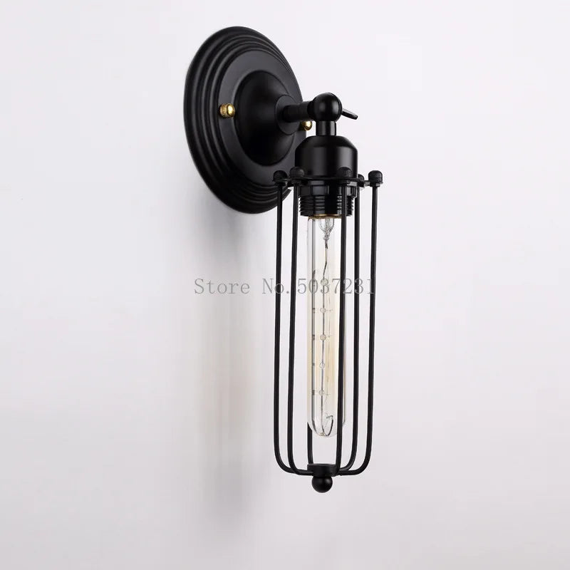 applique murale vintage en fer style industriel pour restaurant - vue 3 sur 6
