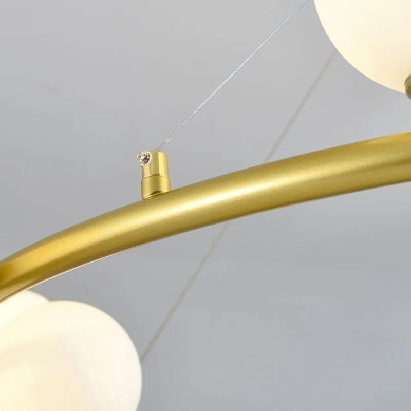 suspension nordique en verre pour décoration intérieure élégante - vue 6 sur 14