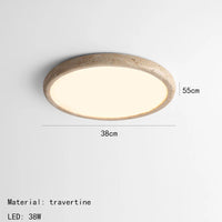 minimalist style natural stone LED ceiling light