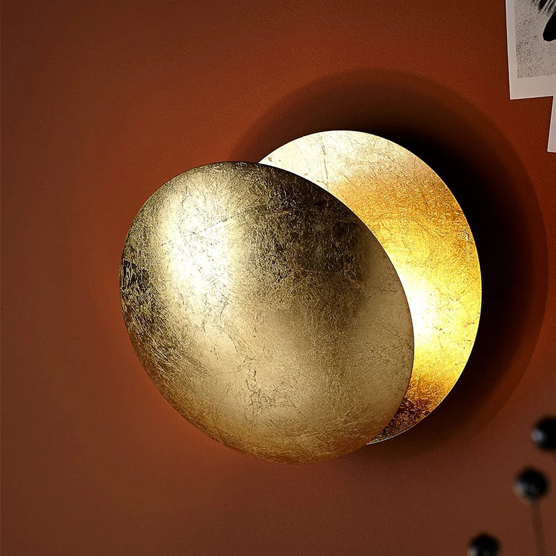 applique murale vintage éclipse solaire style nordique concept lunaire