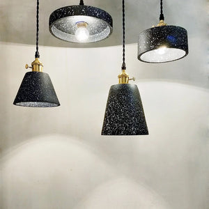 Retro cement pendant chandelier for indoor lighting