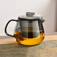 Borosilicate glass teapot with infuser 1l minimalist