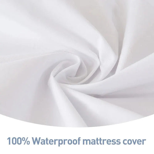 Waterproof Mattress Protector, Breathable Noiseless Mattress Topper, Bed Smooth Jersey Mattress Cover Fully Fitted Sheet - vue 6 sur 7